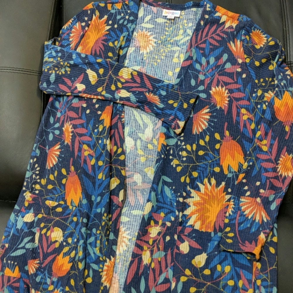 Blue floral Sarah duster